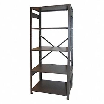 GREENE MANUFACTURING INC. Metal Shelving Open 60 H 4 Shelf, 40LF27
