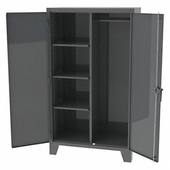 GREENE MANUFACTURING INC. Strg Cab 84 x36 x24 Charcoal 4Shlv, 40LF32