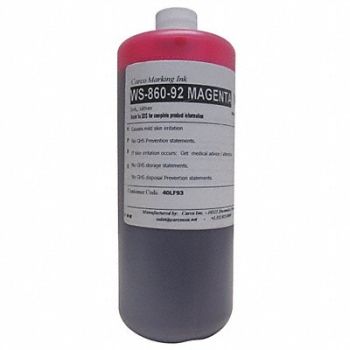 CARCO Marking Ink Dye Type Magenta 5 to 15 min, 40LF93