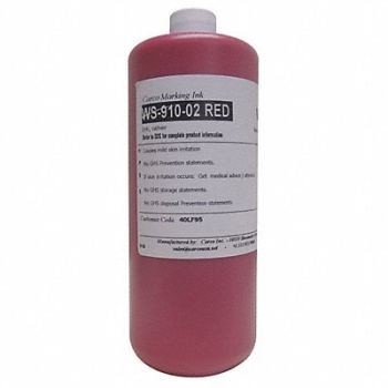 CARCO Marking Ink Pigment Type Red 5 to 15 min, 40LF95