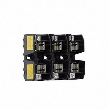 BUSSMANN Fuse Block 31 to 60A J 3 Pole, 40LG97