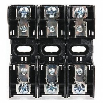 BUSSMANN Fuse Block 0 to 30A K5/H 3 Pole, 40LH09