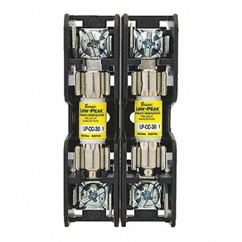 BUSSMANN Fuse Block 0 to 30A CC 2 Pole, 40LH14