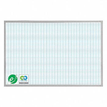 MAGNA VISUAL Magnetic Dry Erase Planner 72 in., 40LH67