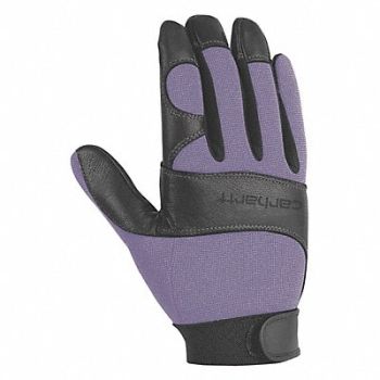 CARHARTT Mechanics Gloves Women s L Blue/Blk PR, 40LK39