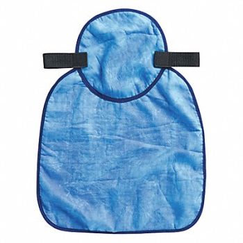 CHILL-ITS BY ERGODYNE Hard Hat Neck Shade Cotton Blue, 40LL36