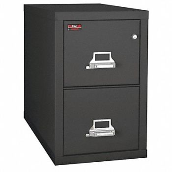 FIREKING FR Filing Cabinet 2 Drawrs Lgal Blk, 40LL45