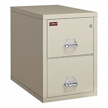 FIREKING FR Filing Cabinet 2 Drawrs Lttr Parchmnt, 40LL43