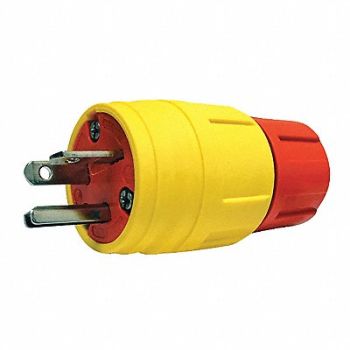 ERICSON Plug Industrial 6-20P 20A 250VAC Yellow, 40LM93