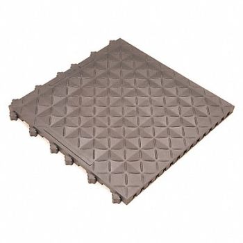 SAFE-FLEX Antifatigue Mat Gray 18 x 18 PK10, 40LP86