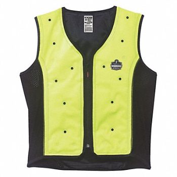 CHILL-ITS BY ERGODYNE Dry Cooling Vest Lime 72 hr M, 40LR10