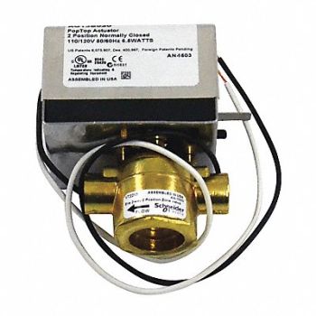 ERIE Valve Body 2 Way 1/2 in with Actuator, 40LX09