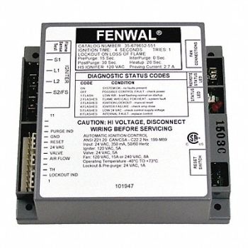 FENWAL IGNITION CONTROLS Control Board, 40LX27