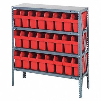 QUANTUM STORAGE SYSTEMS G7415 Bin Shlvng 12inx39inx36in Red, 40N195