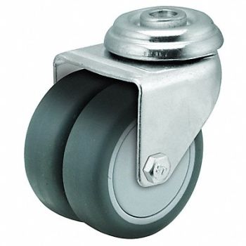 COLSON Low-Profile Easy-Turn Bolt-Hole Caster, 40N388