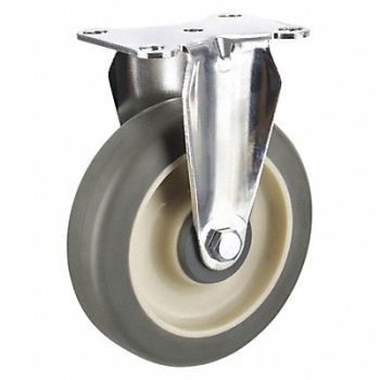 GRAINGER APPROVED Standard Plate Caster Rigid 300 lb., 40N481