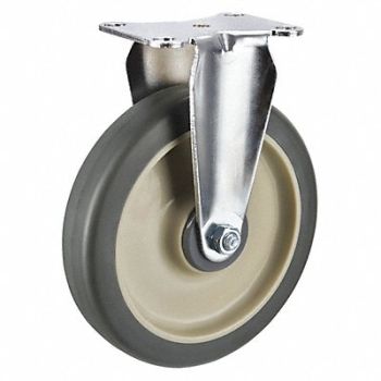 GRAINGER APPROVED Standard Plate Caster Rigid 300 lb., 3ENW8