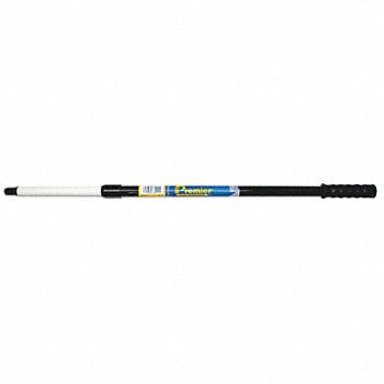 PREMIER Adj. Painting Ext. Pole 3 to 6 ft Black, 40NE75