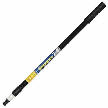 PREMIER Adj. Painting Ext. Pole 2 to 4 ft Black, 40NE77