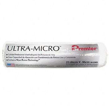 PREMIER Roller Cover 9 L 3/8 Nap Microfiber, 40NE78