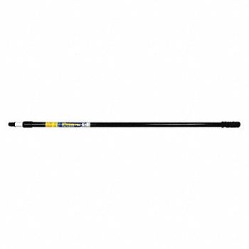 PREMIER Adj. Painting Ext. Pole 4 to 8 ft Black, 40NE81