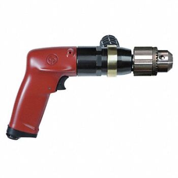 CHICAGO PNEUMATIC Drill Air-Powered Pistol Grip 1/2 in, 40P206