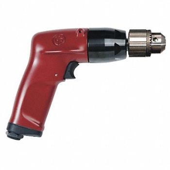 CHICAGO PNEUMATIC Drill Air-Powered Pistol Grip 3/8 in, 40P209