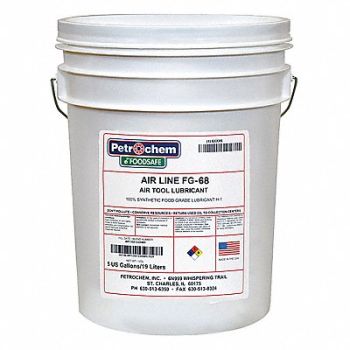 PETROCHEM Air Tool Lubricant Synthetic Base 5 gal., 40P264
