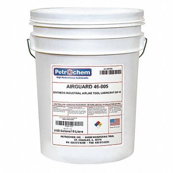 PETROCHEM Air Tool Lubricant Synthetic Base 5 gal., 40P266