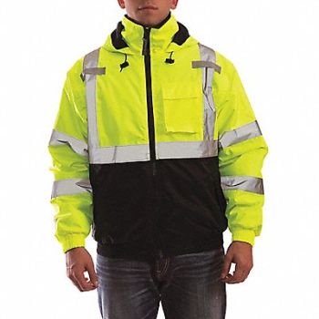 TINGLEY H1998 Hi-Vis Bomber Jacket Class 3 Ylw M, 40P556