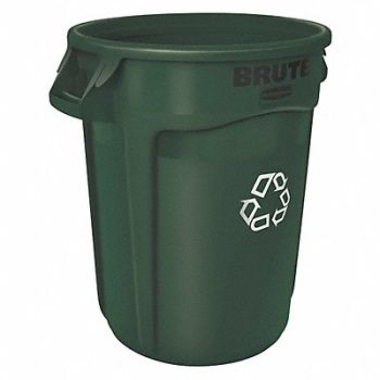 RUBBERMAID COMMERCIAL PRODUCTS Utility Container 32 gal Gr, 40PM33