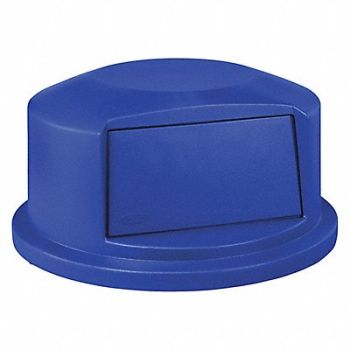 RUBBERMAID COMMERCIAL PRODUCTS D1932 Trash Can Top Dome Swing Closure Blue, 40PM35