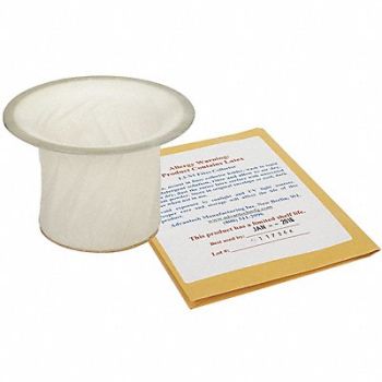 ADVANTECH Fines Collector 3 in Dia 1/4 in D, 40PR32