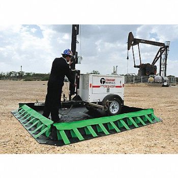 ULTRATECH Spill Cont. Berm Compact 2692 gal, 40CD69