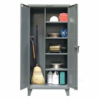 STRONG HOLD Strg Cab 78 x72 x24 DrkGry 4Shlv, 40V754