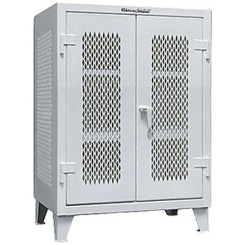 STRONG HOLD Strg Cab 36 x36 x24 DrkGry 2Shlv, 40V662