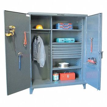 STRONG HOLD StrgCab Legs Dark Gray 78 x 60 x 24, 40V740