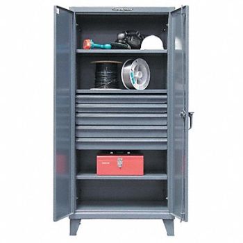 STRONG HOLD StrgCab Leg Dark Gray 78 x 36 x 24, 40V604