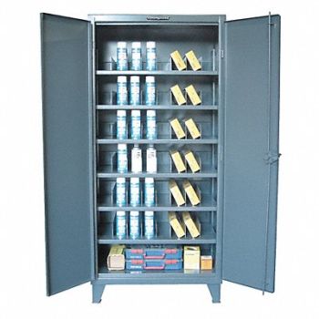 STRONG HOLD Strg Cab 78 x72 x24 DrkGry 6Shlv, 40V727