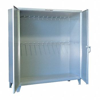 STRONG HOLD Strg Cab Drk Gry 78 x72 x24 Steel, 40V988
