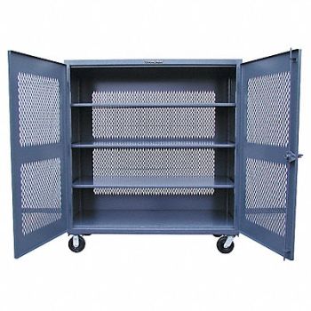 STRONG HOLD Strg Cab 67 x72 x24 DrkGry 3Shlv, 40V661