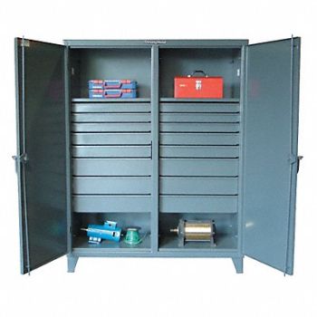 STRONG HOLD StrgCab Leg Dark Gray 78 x 72 x 24, 40V615