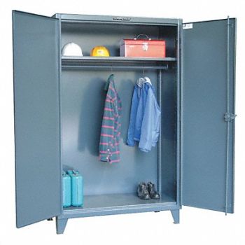 STRONG HOLD Strg Cab 66 x60 x24 DrkGry 1Shlv, 40V749