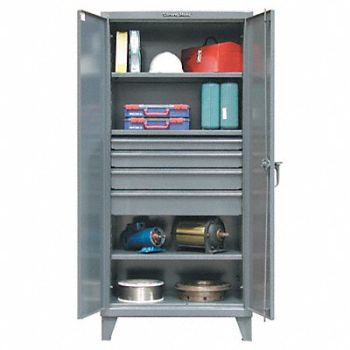 STRONG HOLD StrgCab Leg Dark Gray 78 x 36 x 24, 40V605