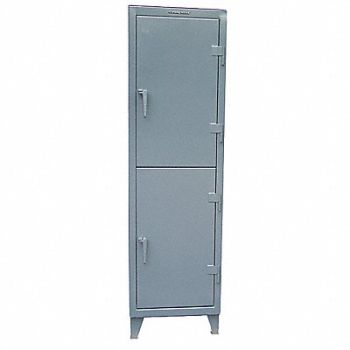 STRONG HOLD Lckr 2x1Lckr Drk Gry 72 x26 x24 Assm, 40V757