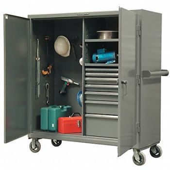 STRONG HOLD StrgCab Cstr Drk Gry 67.5 x 60 x 24, 40V902