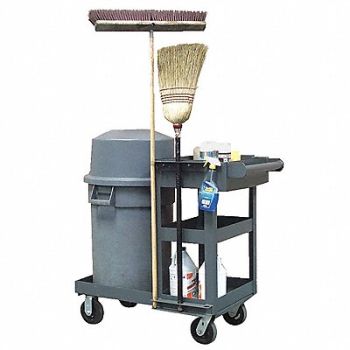 GRAINGER APPROVED Janitorial Tool Caddy 39 in H 5 gal Cap., 40V756