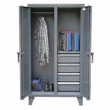 STRONG HOLD StrgCab Legs Dark Gray 66 x x 18, 40V993