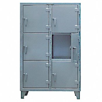 STRONG HOLD Lckr 3x2Lckr Drk Gry 68 x42 x18 Assm, 40V775