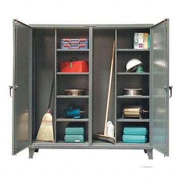 STRONG HOLD Strg Cab 78 x72 x24 DrkGry 8Shlv, 40V750